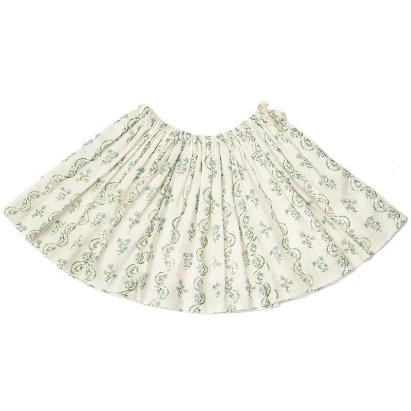 Twirly Skirt in Floral Vine Print by Lali - Last One In Stock - 2 Years