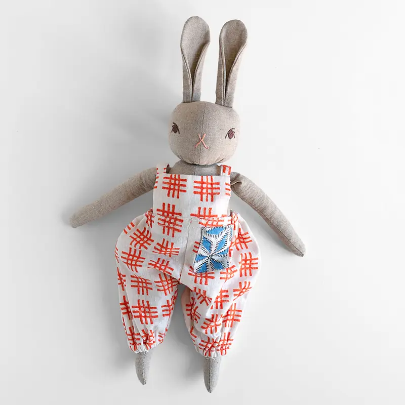 Andie Medium Rabbit in Grey by Polka Dot Club