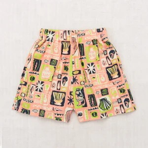 Cabana Short in Flamingo Collection by Misha & Puff - Last Ones In Stock - 5-8 Years