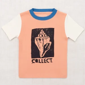 Collect Ringer Tee in Flamingo by Misha & Puff