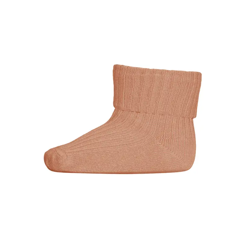 Cotton Rib Ankle Socks in Canyon Sunset by MP Denmark