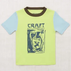 Craft Ringer Tee in Limeade by Misha & Puff - Last Ones In Stock - 4-6 Years