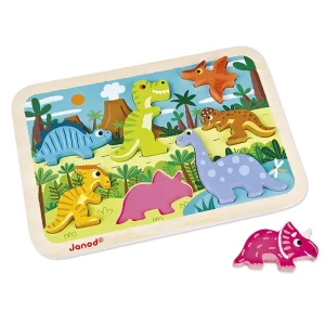 Dinosaurs Chunky Puzzle by Janod