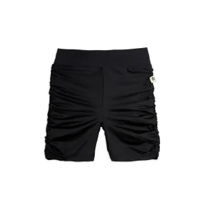 Draped Sporty Bike Shorts by Mini Rodini