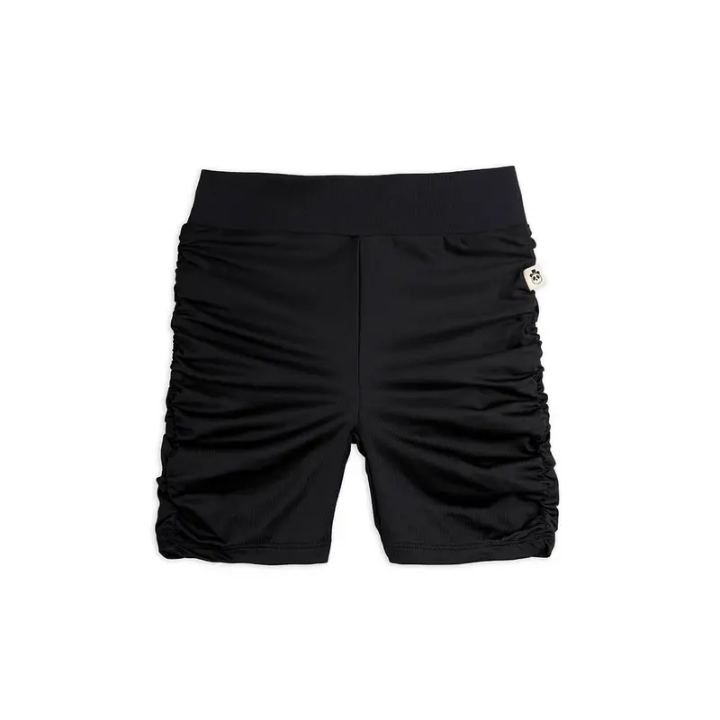 Draped Sporty Bike Shorts by Mini Rodini