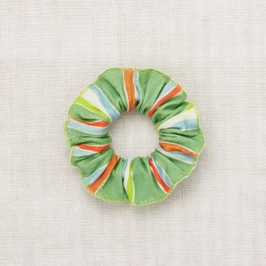 Hair Scrunchie in Mojave Watercolour Stripe by Misha & Puff