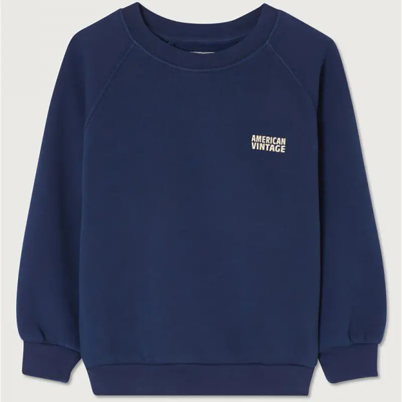 Izubird Kid's Sweatshirt in Navy by American Vintage