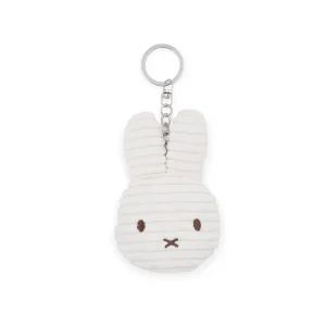 Miffy Corduroy Flat Keyring in White (10cm) by Bon Ton Toys