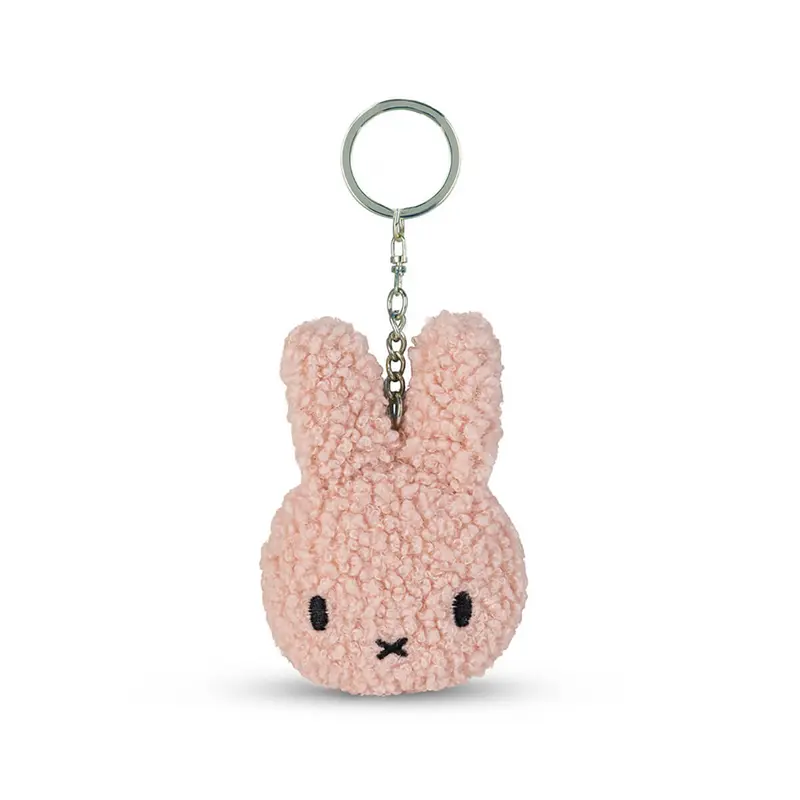Miffy Tiny Teddy Recycled Keyring in Pink (10cm) by Bon Ton Toys