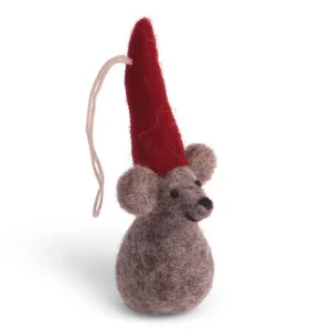 Mouse Hanging Christmas Decoration by Gry & Sif