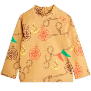 Nautical AOP UV Swim Top by Mini Rodini