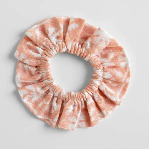 Neck Ruffle in Pink Floral by Polka Dot Club