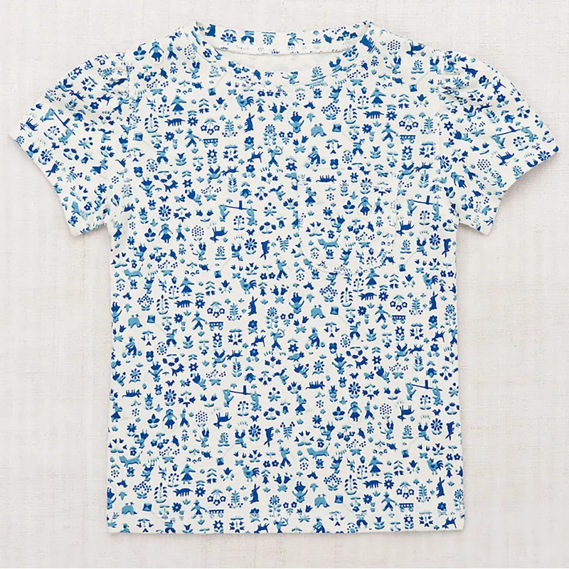 Ramona Tee in Marzipan Country Walk by Misha & Puff - Last Ones In Stock - 4-6 Years