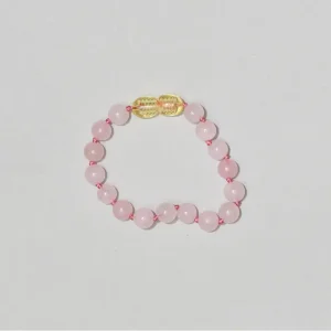 Rose Quartz Kids Bracelet by Nirrimis
