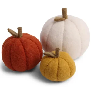 Set Of Three Pumpkin Halloween Decorations by Gry & Sif