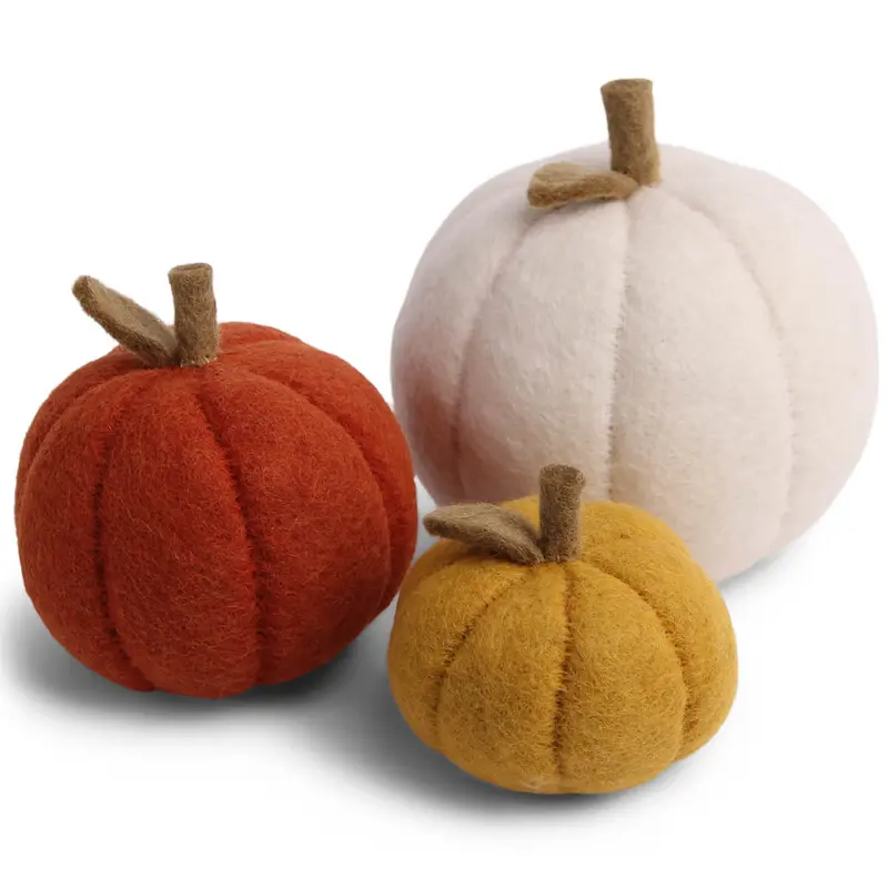 Set Of Three Pumpkin Halloween Decorations by Gry & Sif