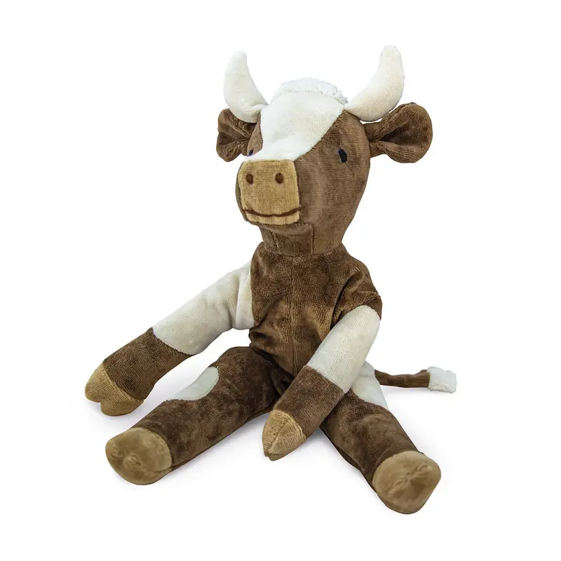 Small Cow Floppy Animal Soft Toy by Senger Naturwelt