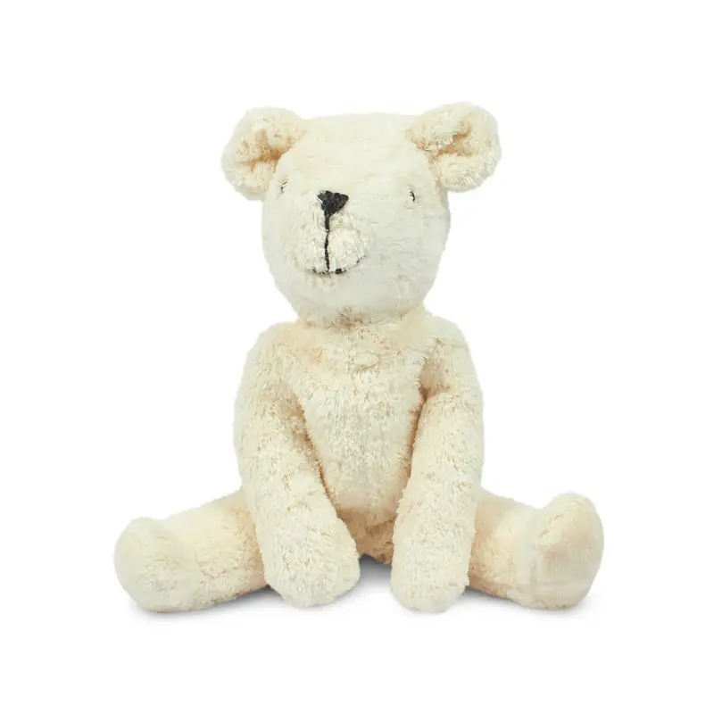 Small White Bear Floppy Animal Soft Toy by Senger Naturwelt
