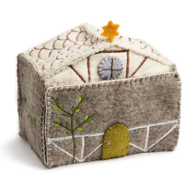 Stable for Nativity by Gry & Sif