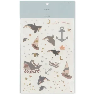 Tattoos in Marine Mix Pack by Konges Sljd