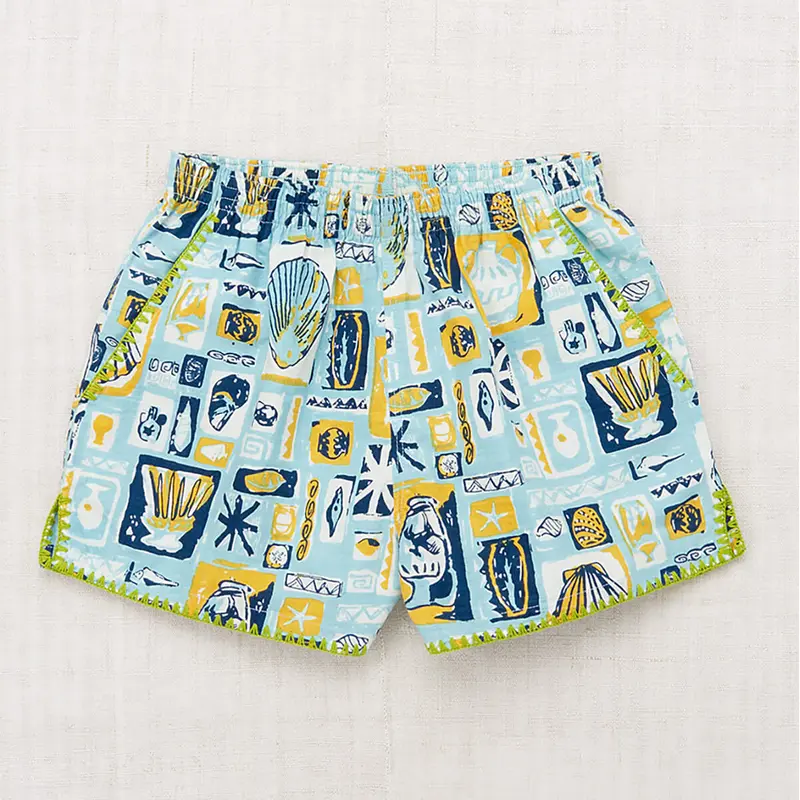 Traveller Short in Sky Collection by Misha & Puff - Last One In Stock - 8 Years