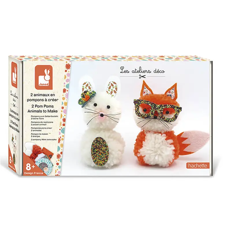 2 Pom Poms To Make by Janod