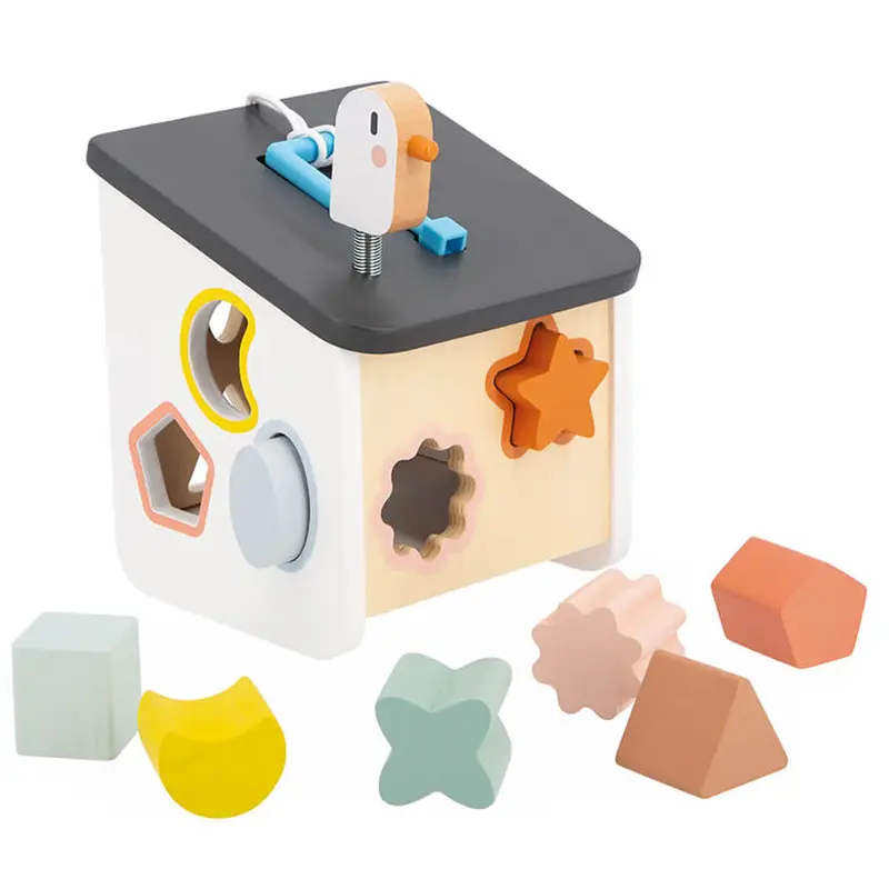 Bird House Shape Sorter by Janod