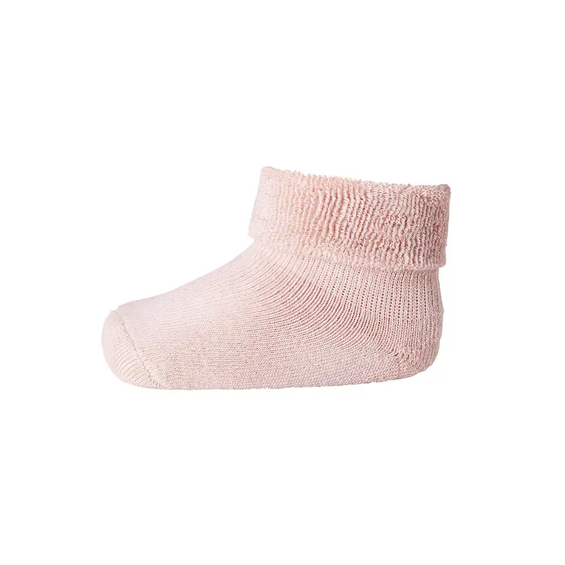 Cotton Terry Baby Ankle Socks in Rose Dust by MP Denmark