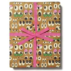 Eyeballs Gift Wrap by Red Cap Cards
