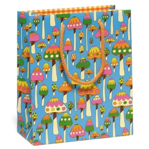 Groovy Mushrooms Medium Gift Bag By Red Cap Cards