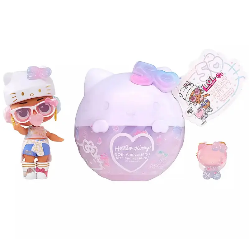 Hello Kitty Tots 50th Anniversary Crystal Cutie Doll by LOL Surprise