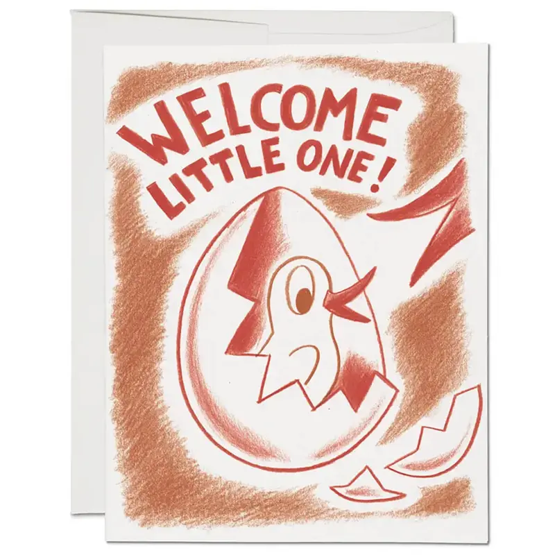 Little Chick Baby Greetings Card by Red Cap Cards