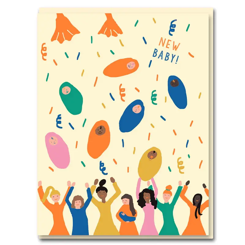 New Baby Greetings Card by Emma Cooter for 1973