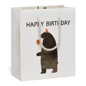 Party Bear Small Gift Bag By Red Cap Cards