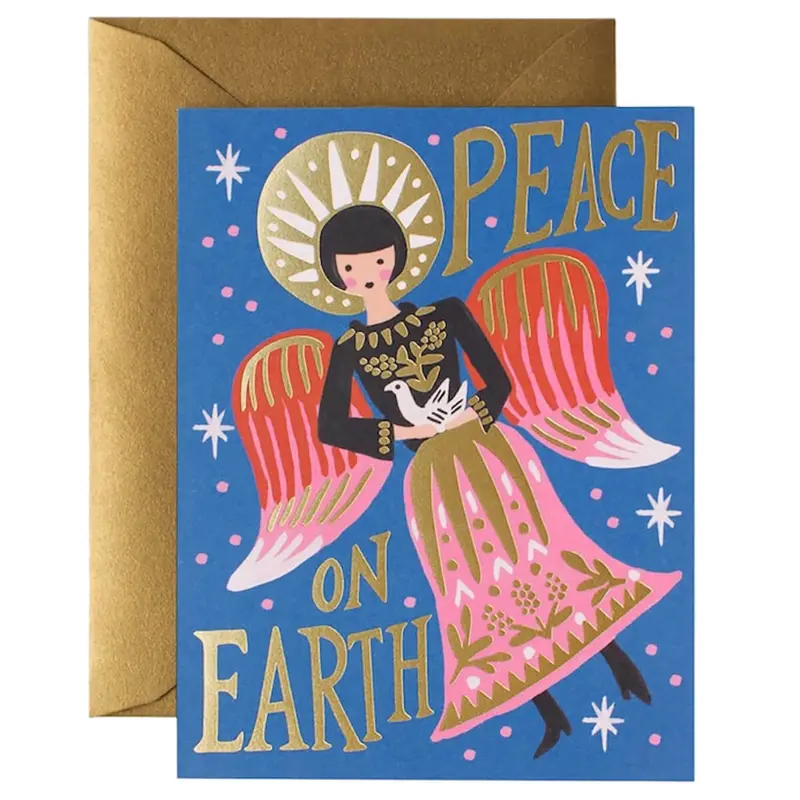 Peace On Earth Christmas Greetings Card By Rifle Paper Co.