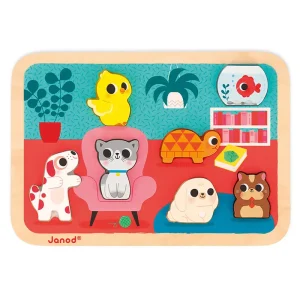 Pets Chunky Puzzle by Janod