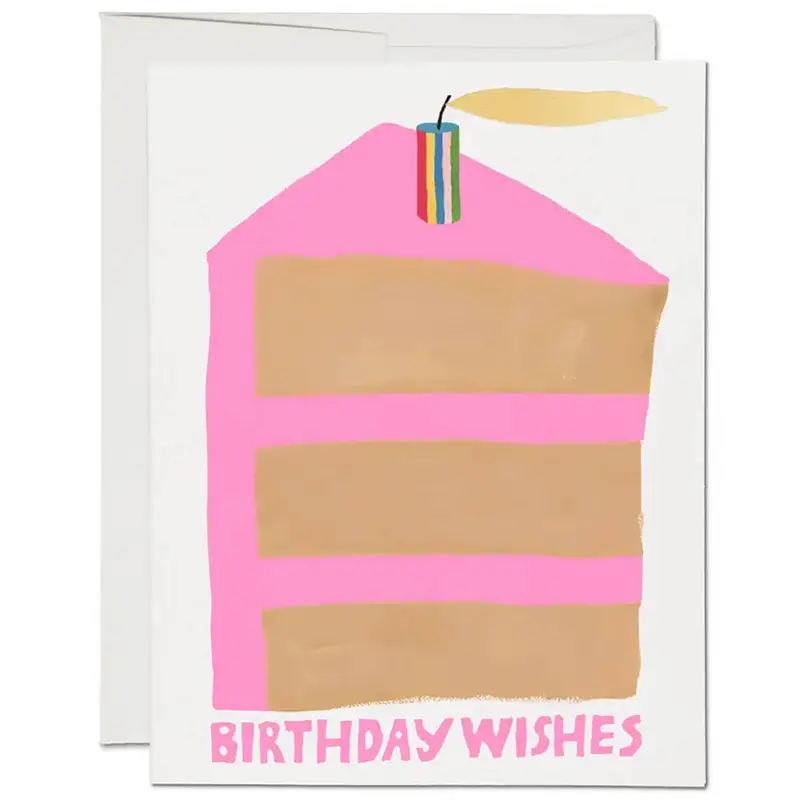 Piece Of Cake Greetings Card by Red Cap Cards