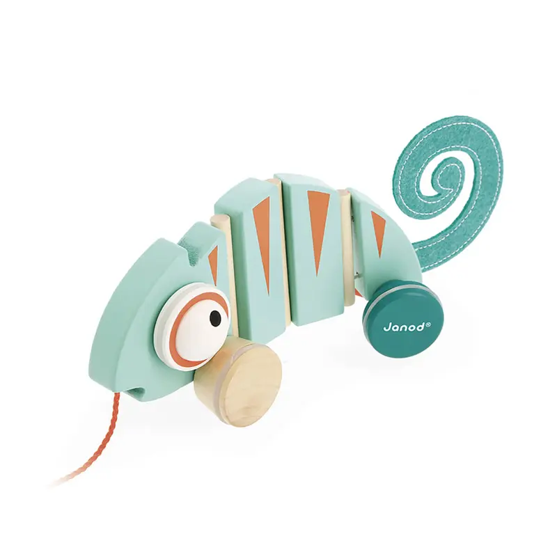 Pull Along Chameleon by Janod