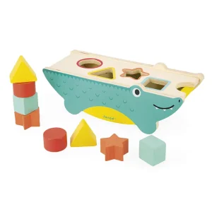 Shape Sorting Crocodile by Janod