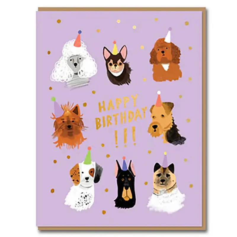 Canine Crew Greetings Card by Carolyn Suzuki for 1973