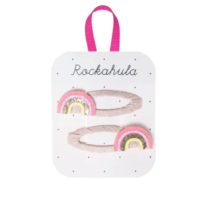 Cheerful Rainbow Hair Clips by Rockahula