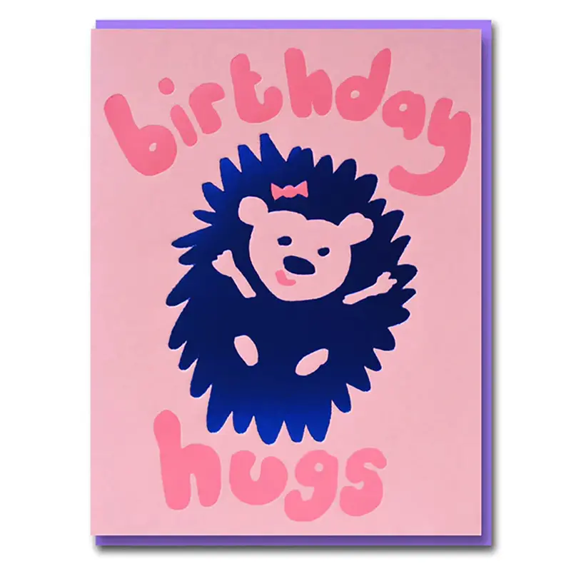 Cute Hedgehog Greetings Card by Emma Emmerson for 1973