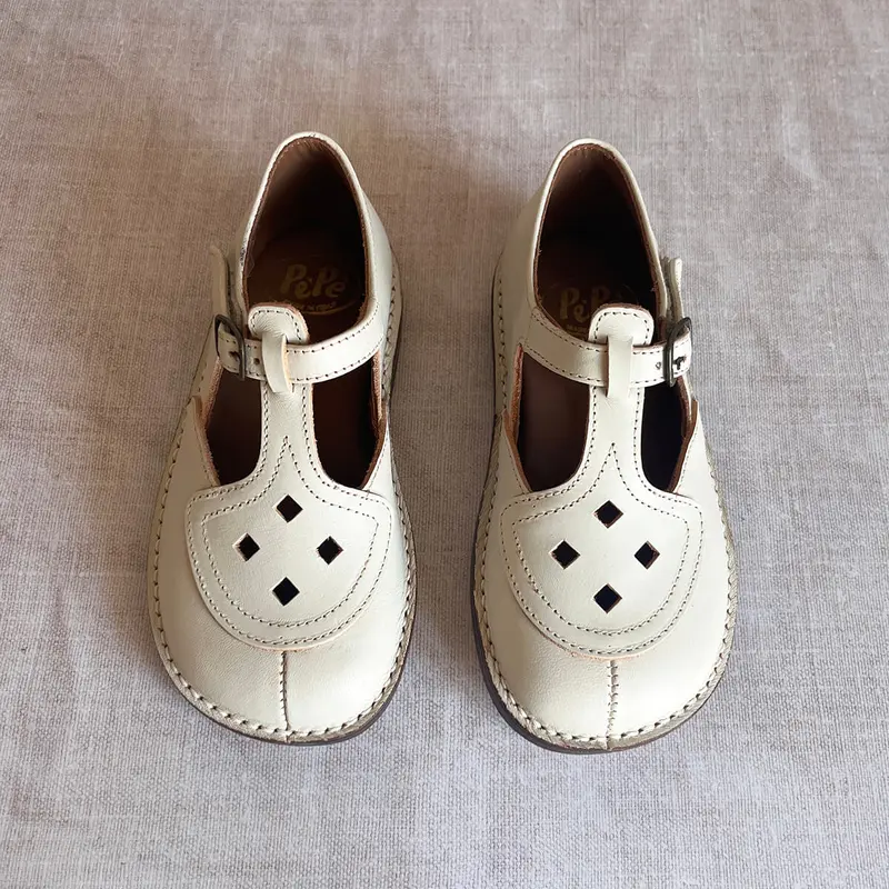 Ezra Cut Out Sandals in Ice by PP