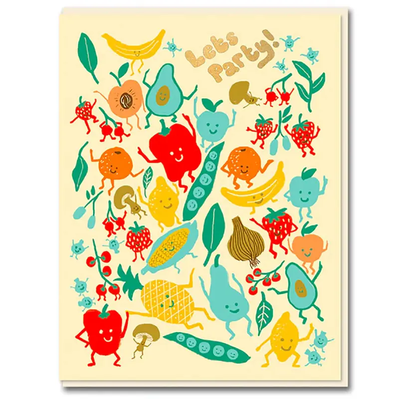 Fruity Party Greetings Card by Emma Cooter for 1973