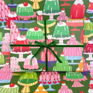 Green Jelly Gift Wrap by Ickaprint