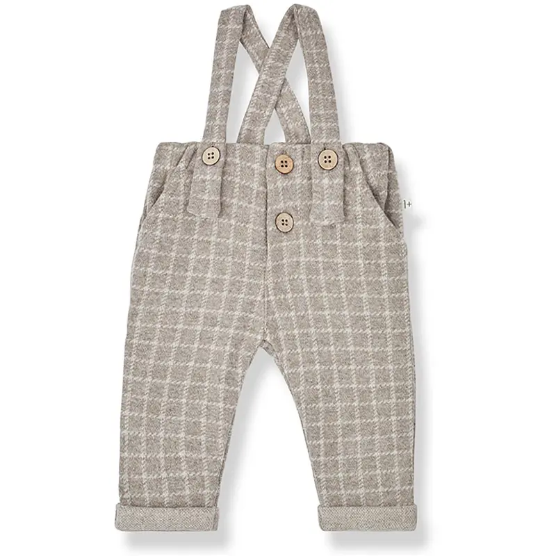 Hendrick Overalls in Taupe by 1+ in the Family - Last Ones In Stock - 3-12 Months