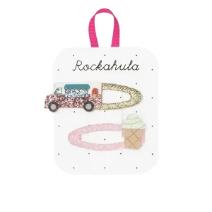 Ice Cream Van Hair Clips by Rockahula