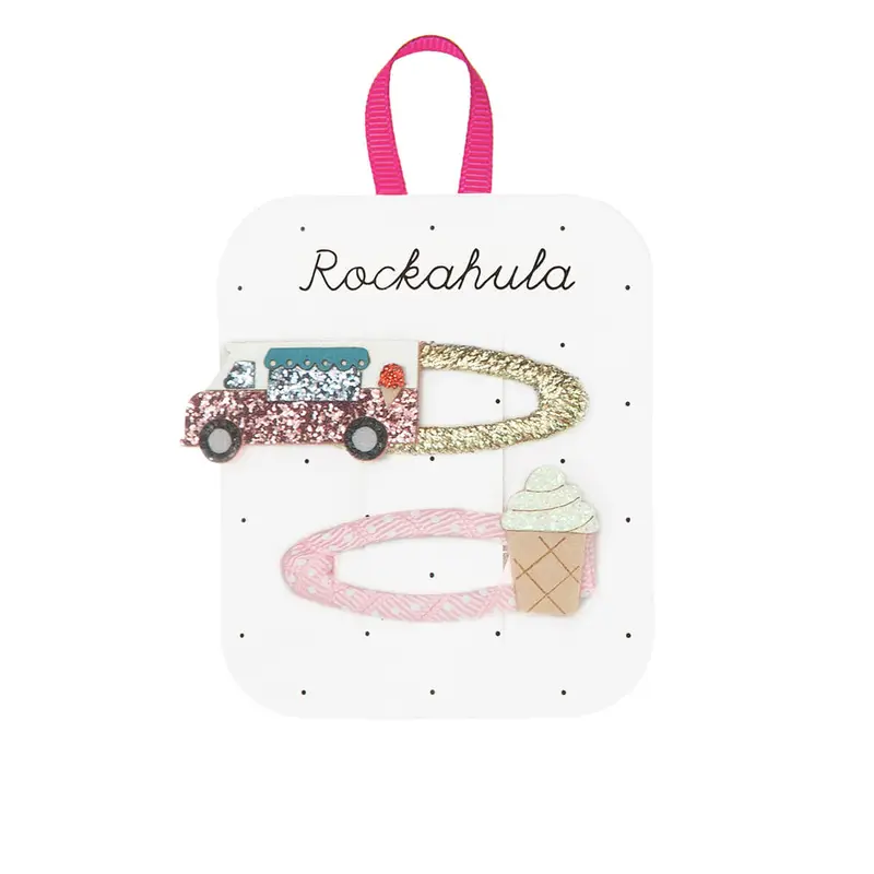 Ice Cream Van Hair Clips by Rockahula