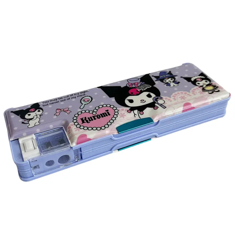 Kuromi Retro 80s Style Vinyl Pencil Case by Sanrio