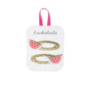 Little Watermelon Hair Clips by Rockahula